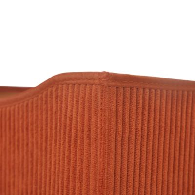 Boîte de rangement carrée en velours Mixxit coloris terracotta
