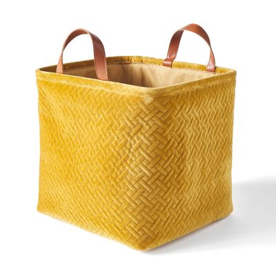 Boîte De Rangement Carrée Pliable Pour Mouchoirs - Motif Fleurs Et Oiseaux Bleus, En Similicuir Imperméable, Pour Maison Et Bureau