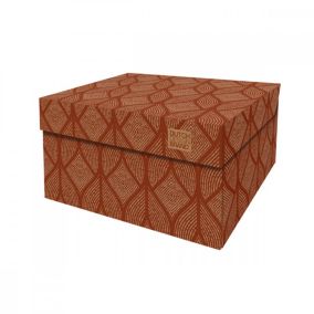 Boite de rangement Cordoba Terra 39,5x32x21cm en Carton - Dutch Design Brand