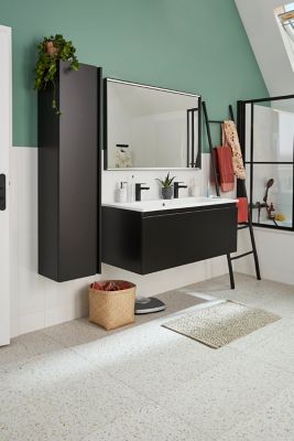 Boîte de rangement de salle de bains 4 compartiments L.26,7 cm, Pura+