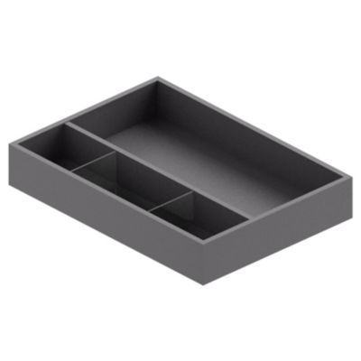 Boîte de rangement de salle de bains 4 compartiments L.26,7 cm, Pura+