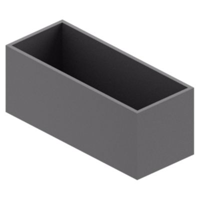 Boîte de rangement de salle de bains pour flacons L.15 cm, Pura+