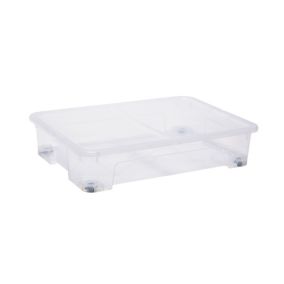 Boîte de rangement dessous de lit transparent View Box plastique recyclé