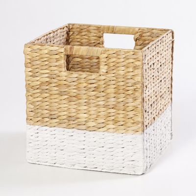WENKO Panier De Rangeent Adria Avec Couvercle Bleu Foncé - Panier De