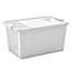 Boîte de rangement en plastique blanc Bi Box 40 L