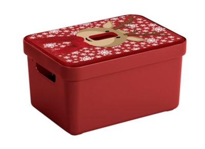 Moule à Tarte Pour Transport Boîte De Transport Pour Tartes Excelsa - 32 Cm Rouge - Plastique Résistant Conditionnement Pâtisserie