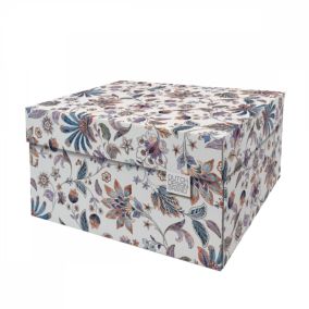 Boite de rangement Flower Aquarel 39,5x32x21cm Plastique Dutch Design Brand