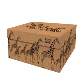 Boite de rangement Giraffes 39,5x32x21cm Carton Dutch Design Brand