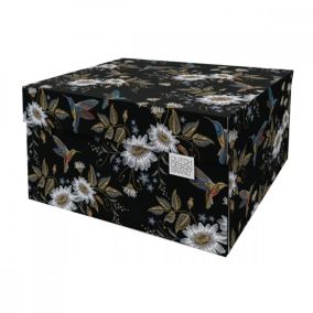 Boite de rangement Hummingbirds Night 39,5x32x21cm Carton Dutch Design Brand