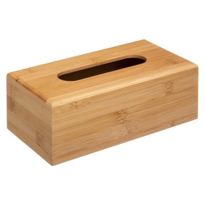 Boîte de rangement pour mouchoirs, bambou, l.13 x H.8,5 x P.25 cm, Five Simply Smart Tidy