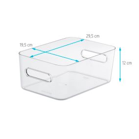 Boîte de rangement réctangulaire transparente SmartStore Compact Clear taille M