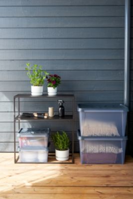 Boîte de rangement rectangulaire transparente SmartStore Dry 31 L
