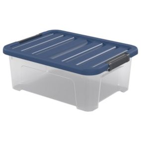 Boite de rangement taille L Wave Box 25L transparent