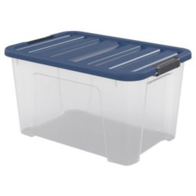 Boite de rangement taille L Wave Box 45L transparent