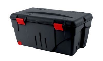 Boîte de rangement Trafic 110L noir et rouge