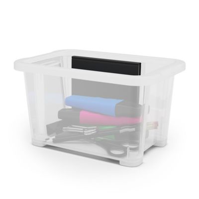 Boîte en plastique 1 L Kaze transparent