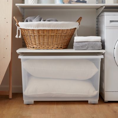 Boîte en plastique 138 L Kaze transparent