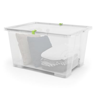 Boîte en plastique 138 L Kaze transparent