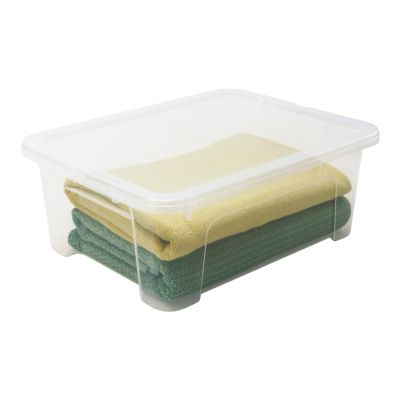 Boîte en plastique 17 L Kaze transparent