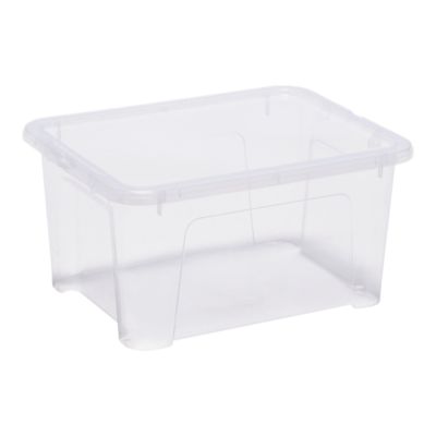 Boîte en plastique 24 L Kaze transparent