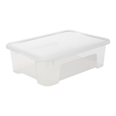 Boîte en plastique 25 L Kaze transparent