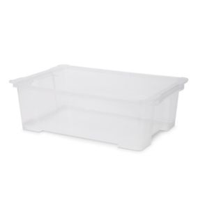 Caisse pliable en plastique Stuva noir et gris 33 L