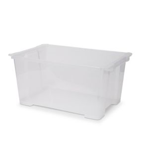 Boîte en plastique 43 L Kaze transparent