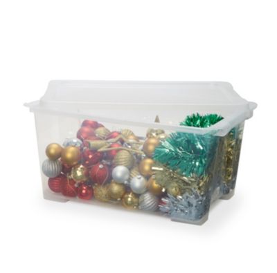 Boîte en plastique 43 L Kaze transparent