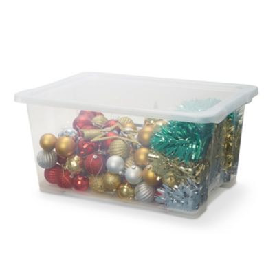 Boîte en plastique 43 L Kaze transparent