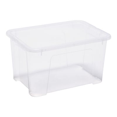 Boîte en plastique 45 L Kaze transparent
