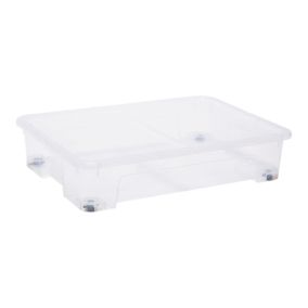 Boîte en plastique 50 L Kaze transparent