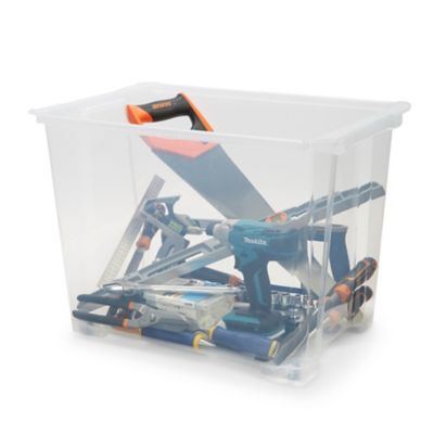 Boîte en plastique 63 L Kaze transparent