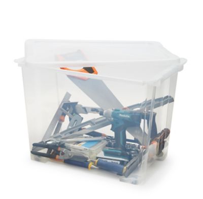 Boîte en plastique 63 L Kaze transparent