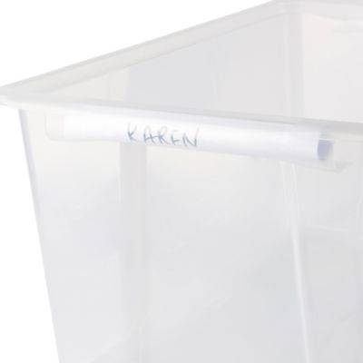 Boîte en plastique 63 L Kaze transparent