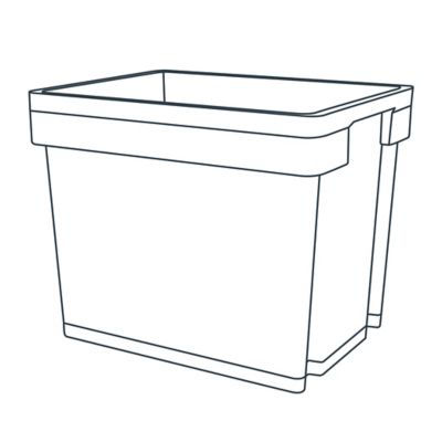 Boite en plastique Xago transparent 68 L (XL)
