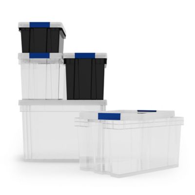 Boite en plastique Xago transparent 68 L (XL)