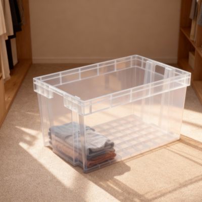 Boîte en plastique Xago transparent 94 L (XXL)
