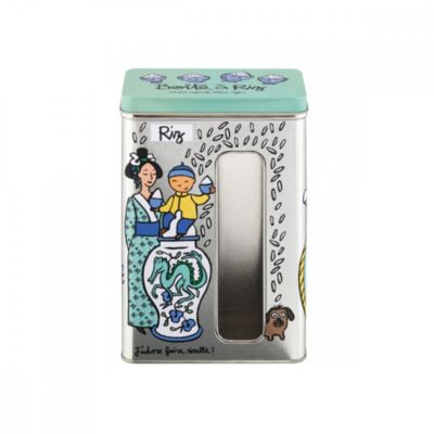 Boite à fenêtre Riz Dragon 2200ml en Métal - Derrière la porte
