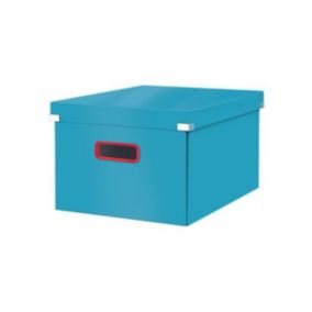 Boite rangement en carton solide Cosy M - Bleu