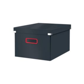 Boite rangement en carton solide Cosy M - Gris