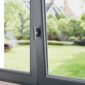 Boitier crémone pour fenêtre Irvil aluminium noir RAL7021 GoodHome