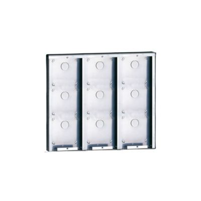 Boitier Mural Inox Saillie Powercom 9 Modules - 3316-9