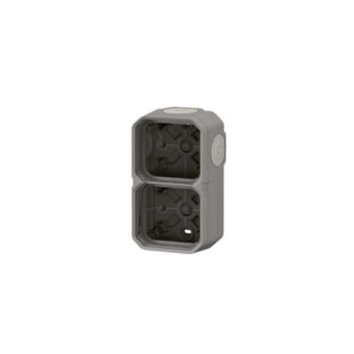 Boitier saille étanche - Plexo - LEGRAND - 2 postes - 4 embouts