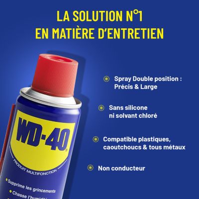 Bombe multifonction WD-40 en aérosol 200 ml