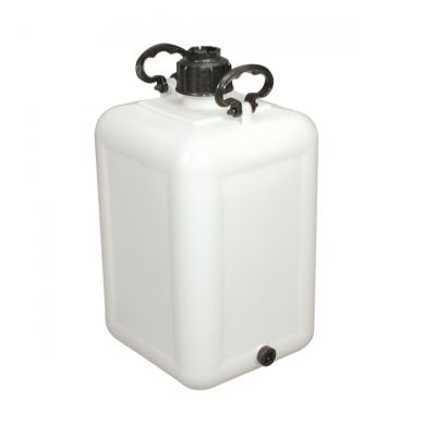 Bonbonne 20 L + bouchon vidange - blanc