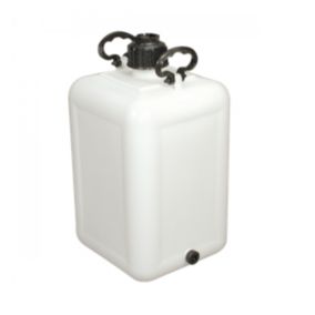 Bonbonne 20 L + bouchon vidange - blanc