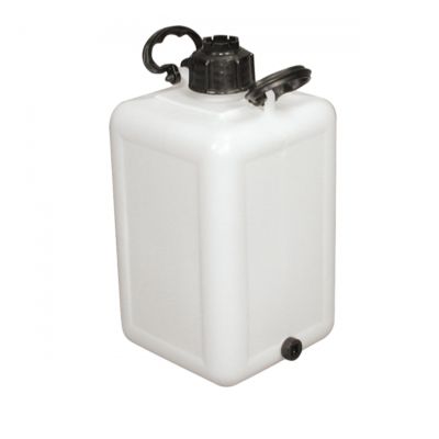 Bonbonne 20 L + bouchon vidange - blanc