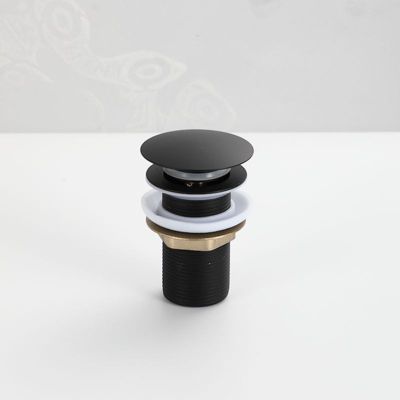 Bonde clic-clac - Push System - Coloris Noir mat