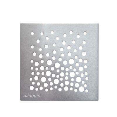 Bonde de douche à maçonner extraplate Wirquin EXPRESS'EAU MINI 115 x 115 mm