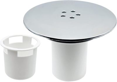 Bonde de douche amovible, couvercle de bonde universel, bouchon de douche chromé, débit rapide